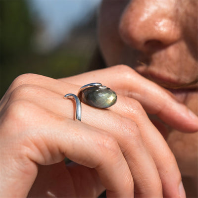 Labradorite Bead