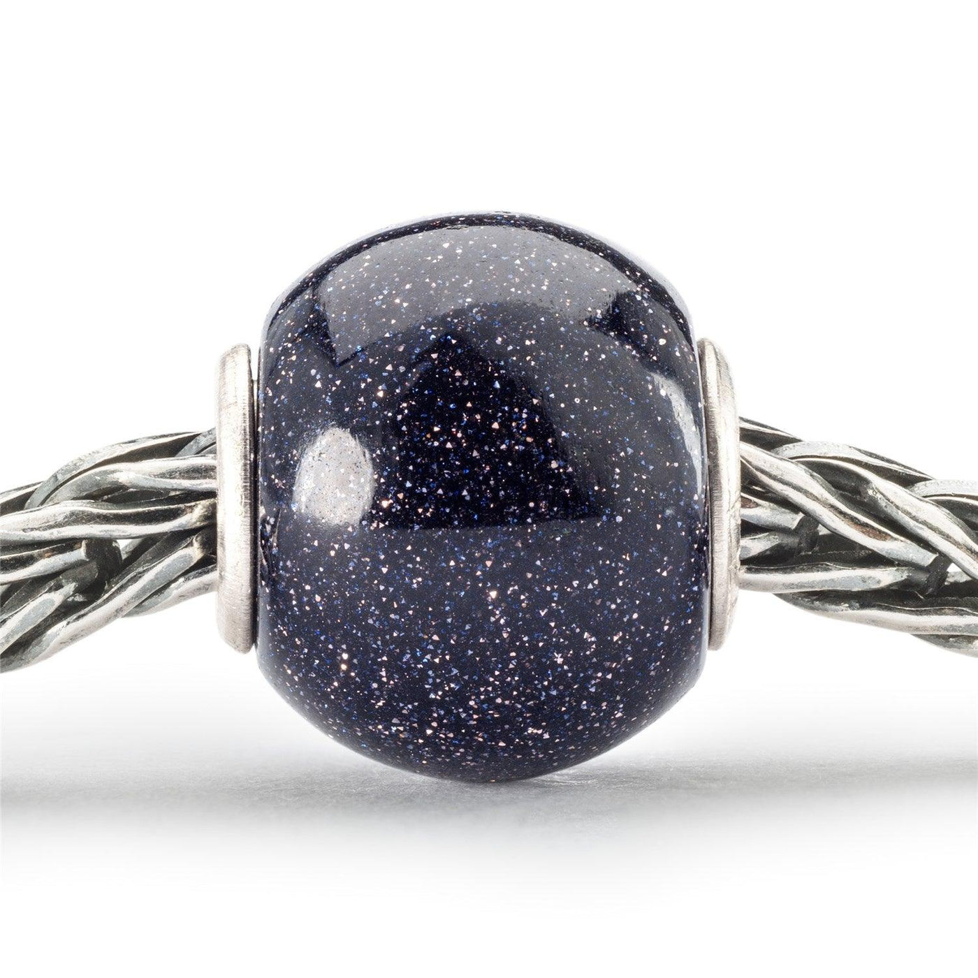 Kerek Kék Aranykő Bead - Trollbeads Ékszerek Magyarország