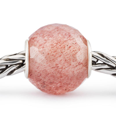 Kerek Eperkvarc Bead - Trollbeads Ékszerek Magyarország