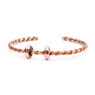 Csavart Vörösréz Karperec - Trollbeads Ékszerek Magyarország